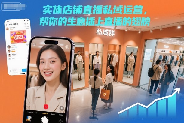 实体店铺直播私域运营，帮你的生意插上直播的翅膀-泡泡网创