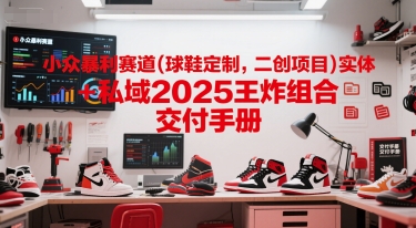 小众暴利赛道(球鞋定制，二创项目)实体+私域2025王炸组合  交付手册-泡泡网创