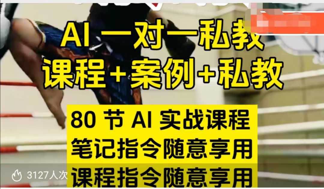 AI指令实战课，课程+案例，80节AI实战课程，笔记指令随意享用，课程指令随意享用(更新7月)-泡泡网创