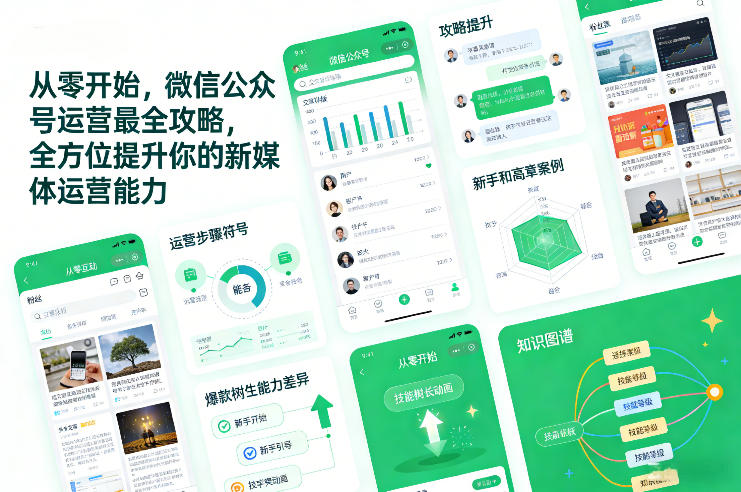 从零开始，微信公众号运营最全攻略，全方位提升你的新媒体运营能力-泡泡网创