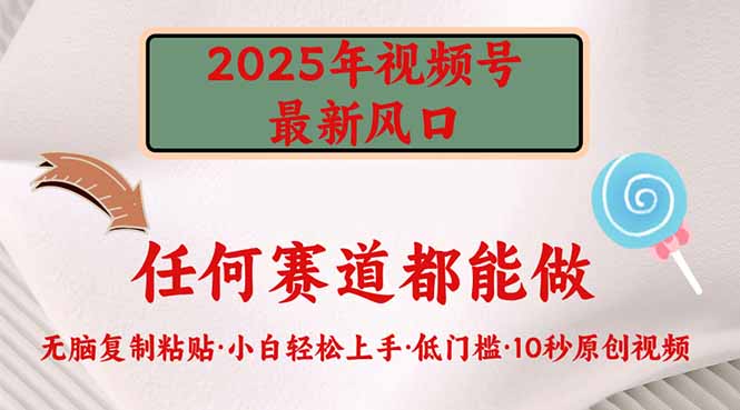 2025年视频号新风口，低门槛只需要无脑执行-泡泡网创