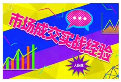 市场成交实战经验，从认知觉醒到实操落地，快速掌握市场开拓与成交核心能力-泡泡网创