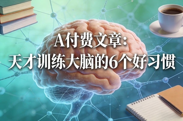 付费文章：天才训练大脑的6个好习惯-泡泡网创