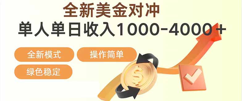 日赚1700—4000+，全新美金对冲项目，合规稳定，创业优选，可放大。-泡泡网创