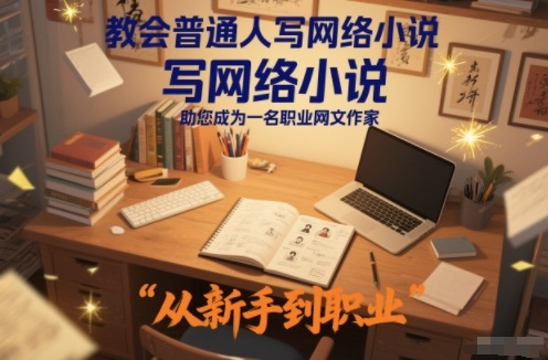 教会普通人写网络小说，助您成为一名职业网文作家-泡泡网创